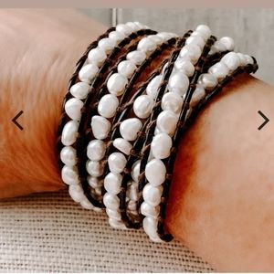 Pearl wrap bracelet